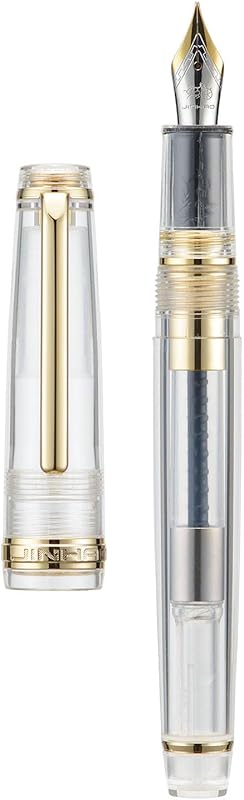 Jinhao Acrylic Fountain Iridium Converter Transparent